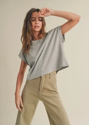 Cuffed Sleeve Top