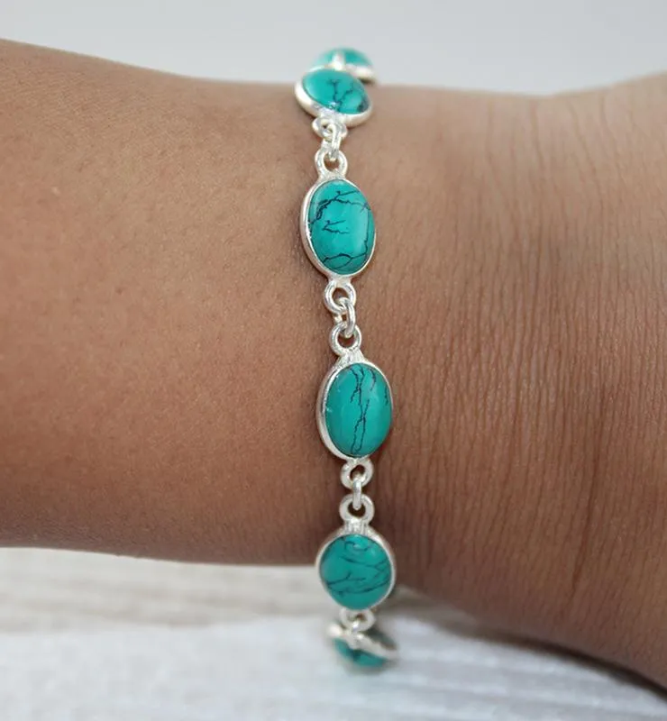 Dainty Turquoise Bracelet