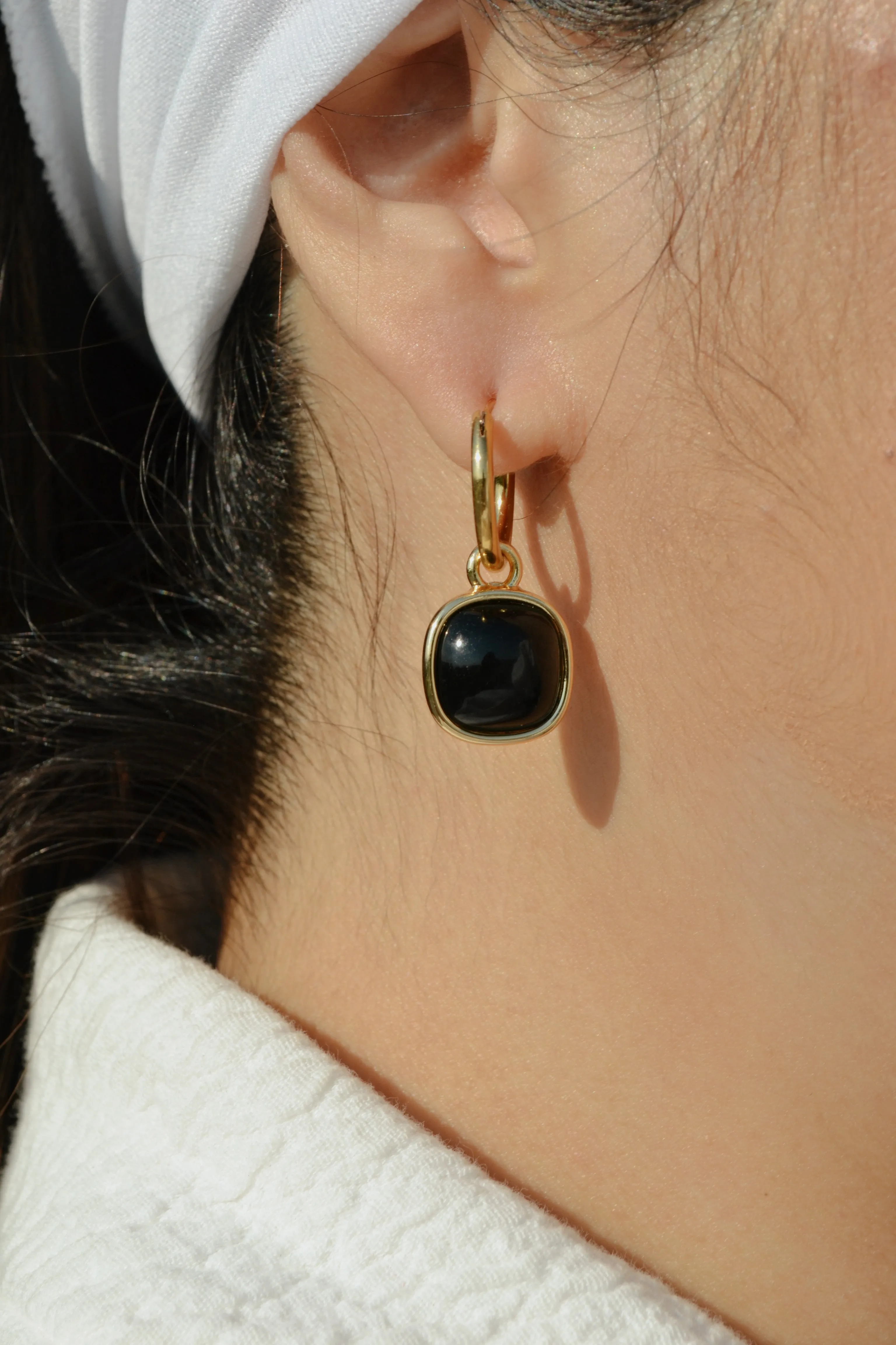 Dangle Onyx Earrings