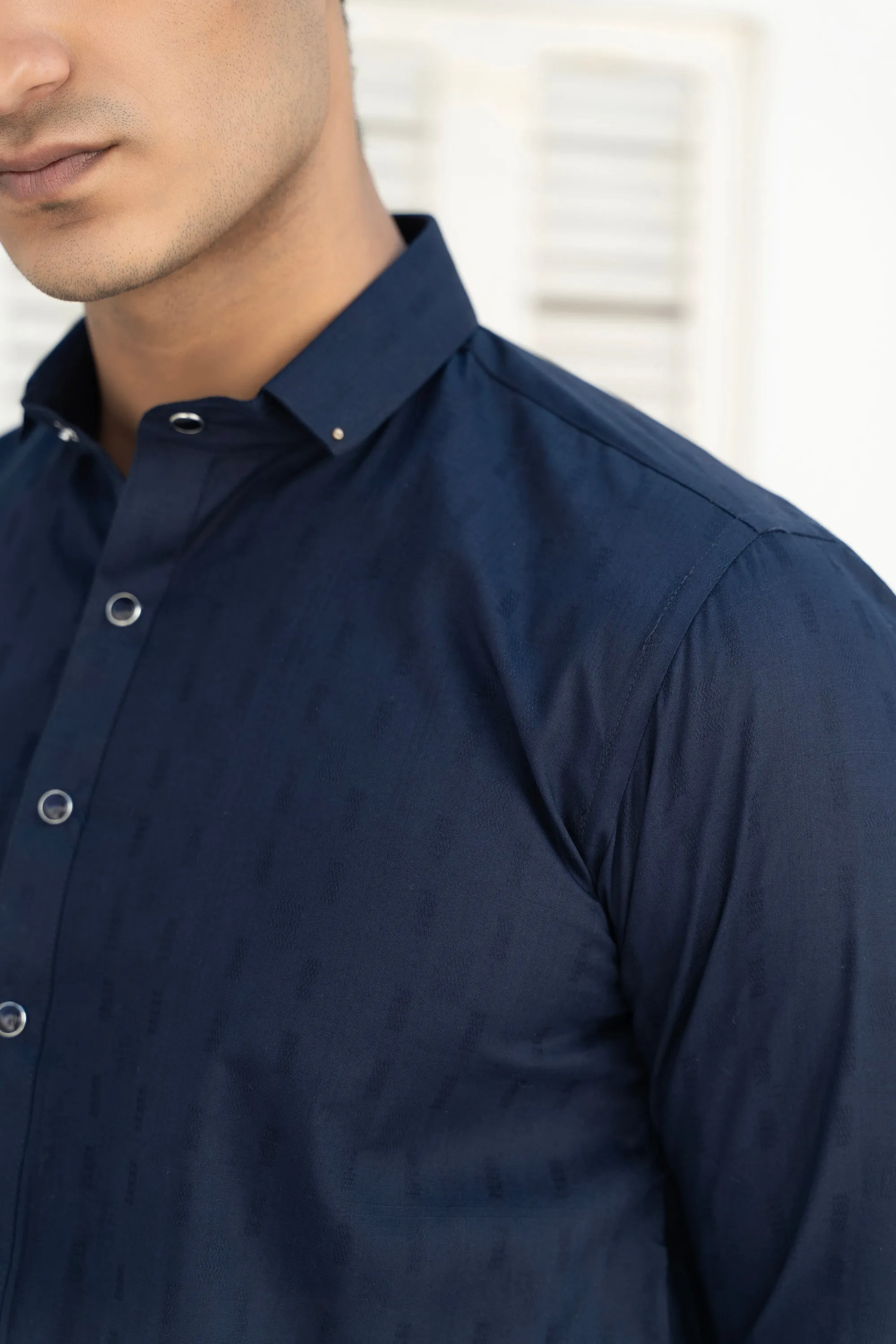 Dark Navy Gents' Kurta