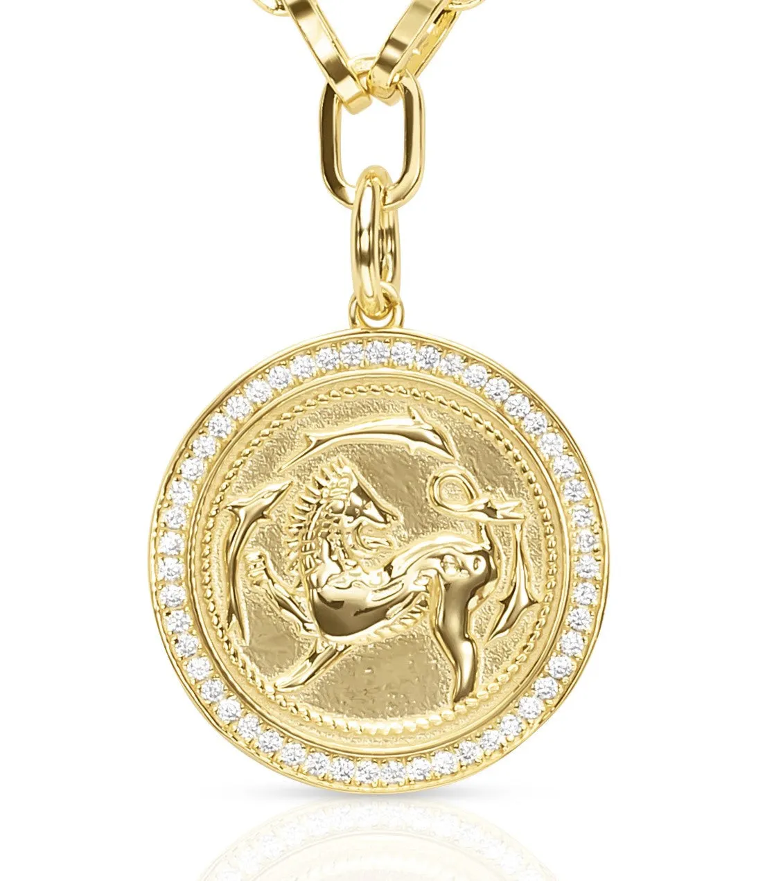 Dash: 14K Gold-Plated Sterling Silver Pendant Necklace