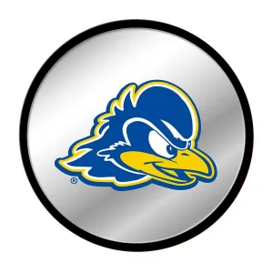 Delaware Blue Hens: Modern Disc Mirrored Wall Sign