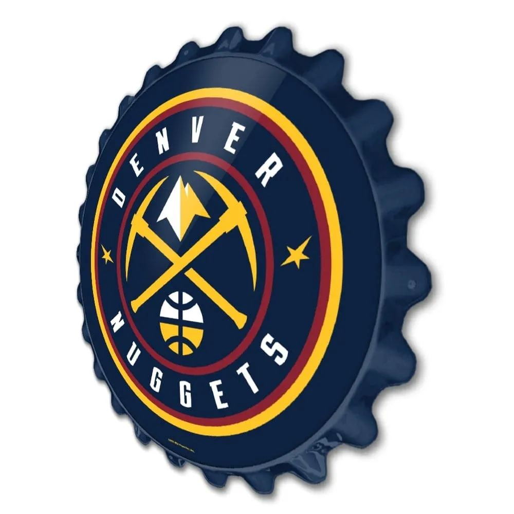 Denver Nuggets: Bottle Cap Wall Sign