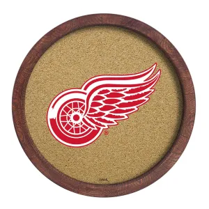 Detroit Red Wings: Barrel Top Cork Note Board