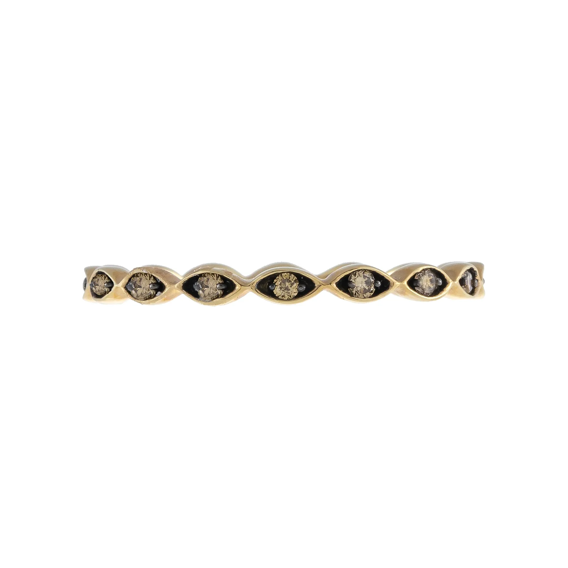 Diamond Onyx Band 10K