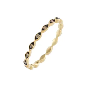 Diamond Onyx Band 10K