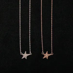 Diamond Star Necklace by 720