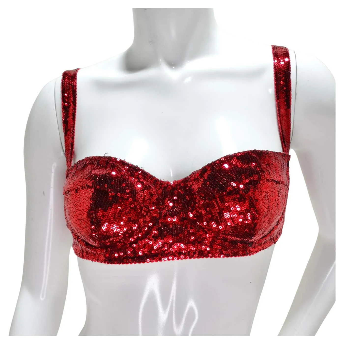 Dolce & Gabbana Sequin Balconette Bra