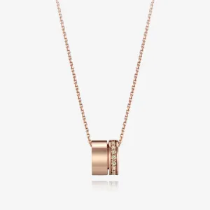 Dual D.D Gold Necklace JDRNR3S574S
