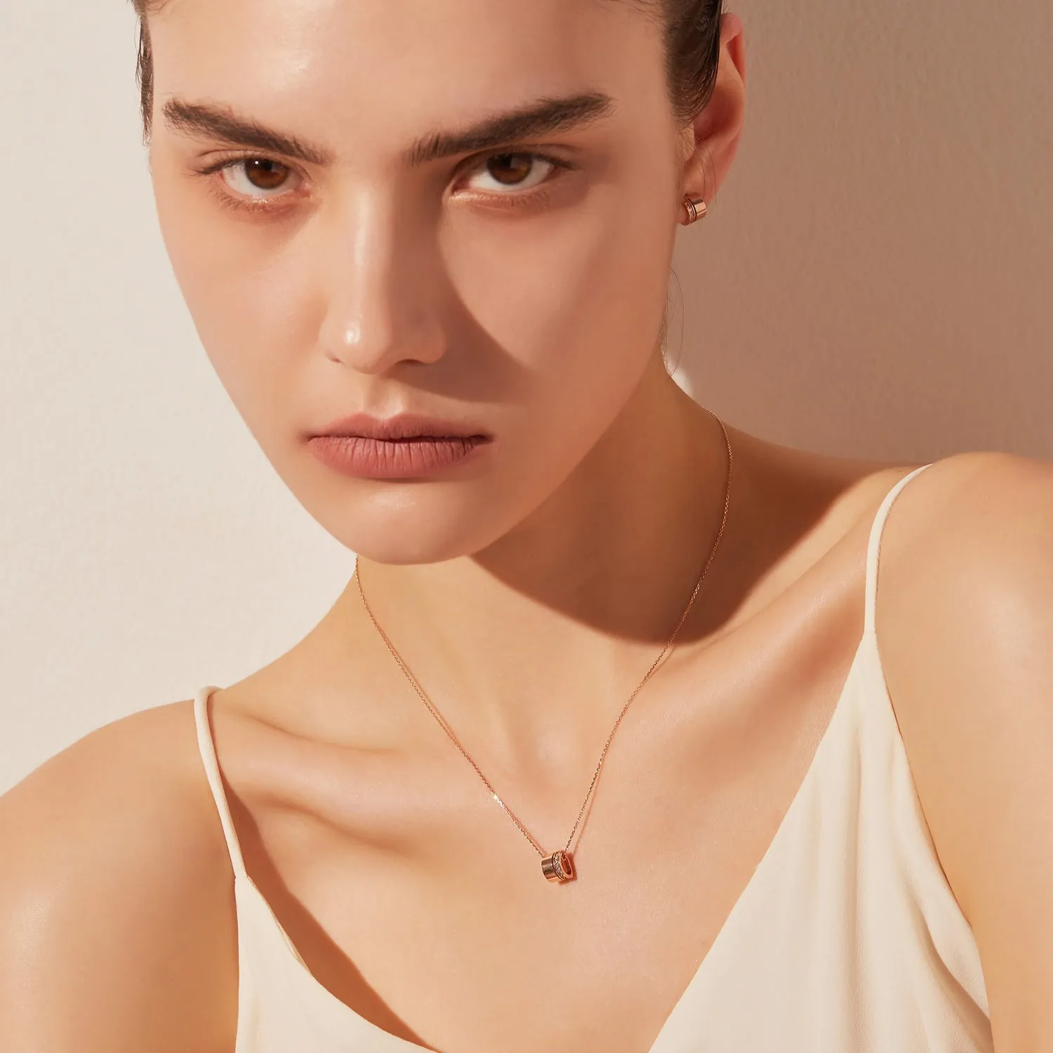 Dual D.D Gold Necklace JDRNR3S574S