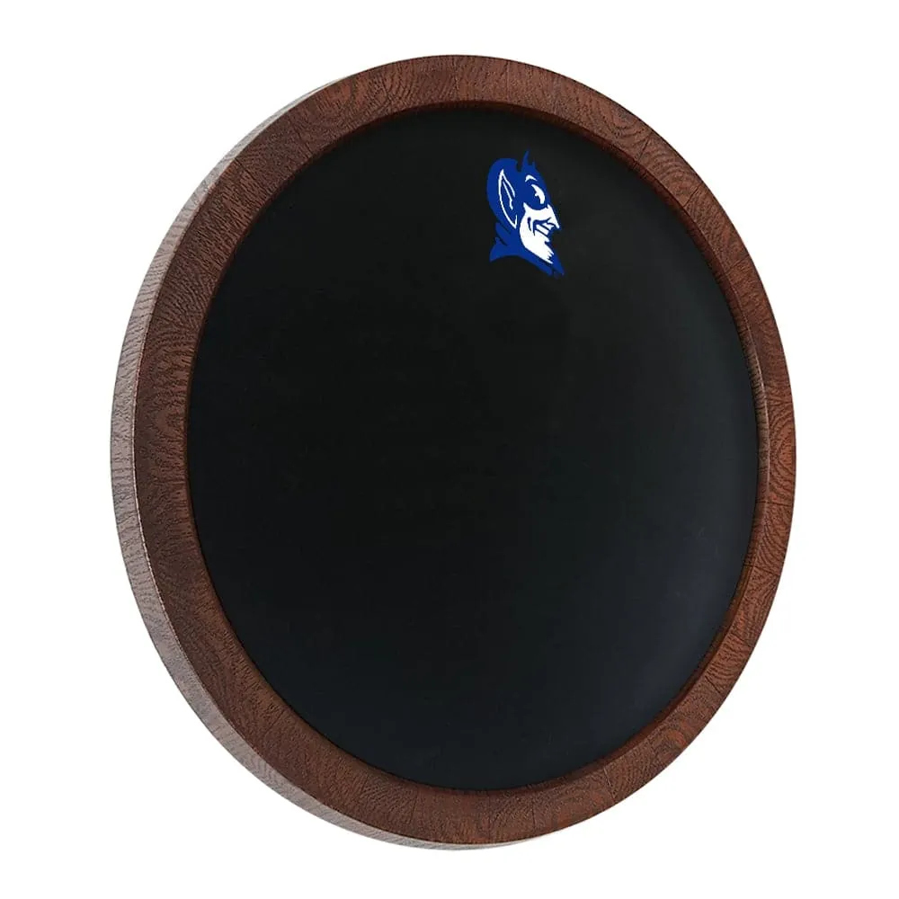 Duke Blue Devils: "Faux" Barrel Top Chalkboard
