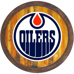 Edmonton Oilers: "Faux" Barrel Top Sign