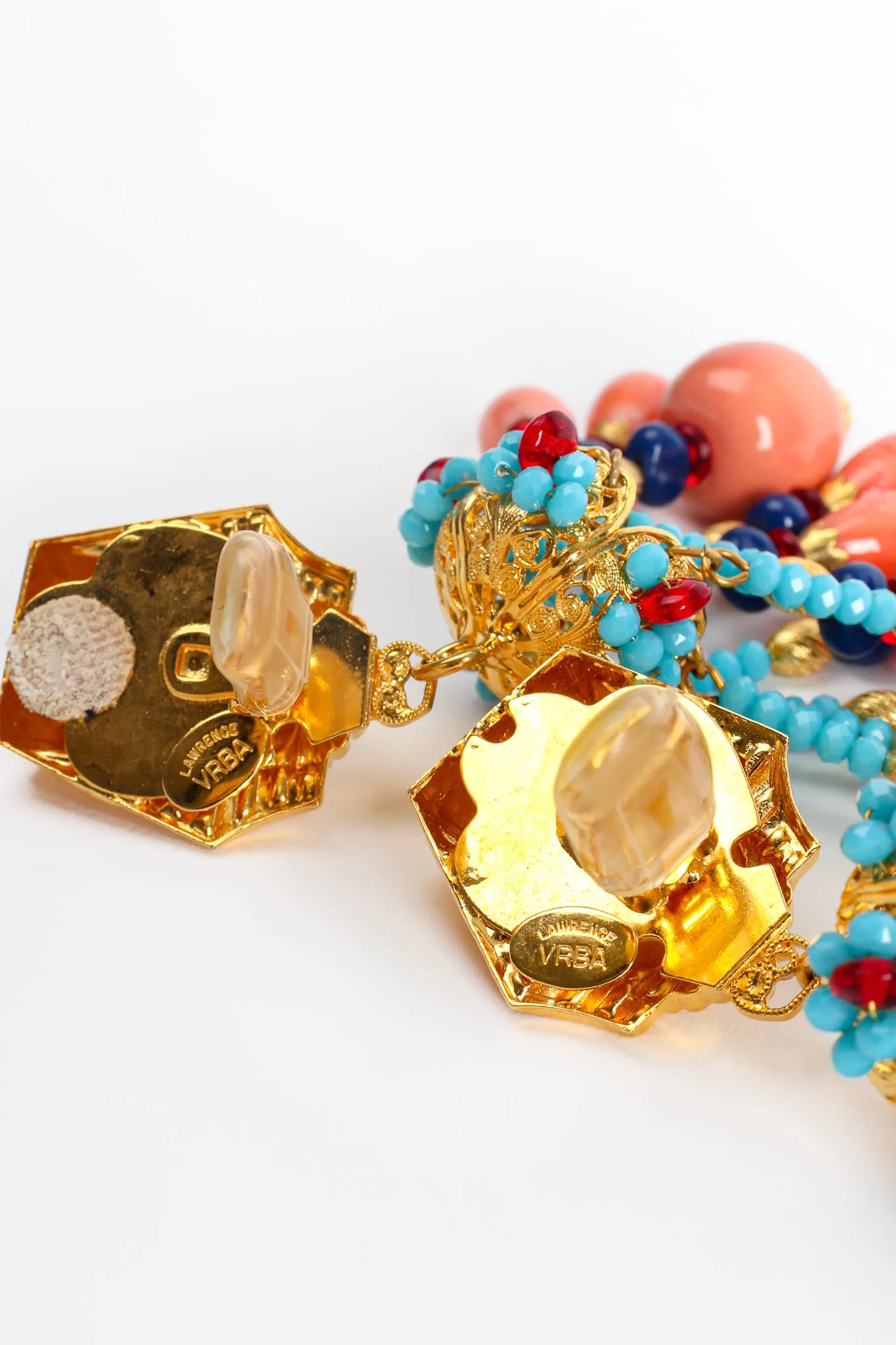 Egyptian Revival Chandelier Earrings