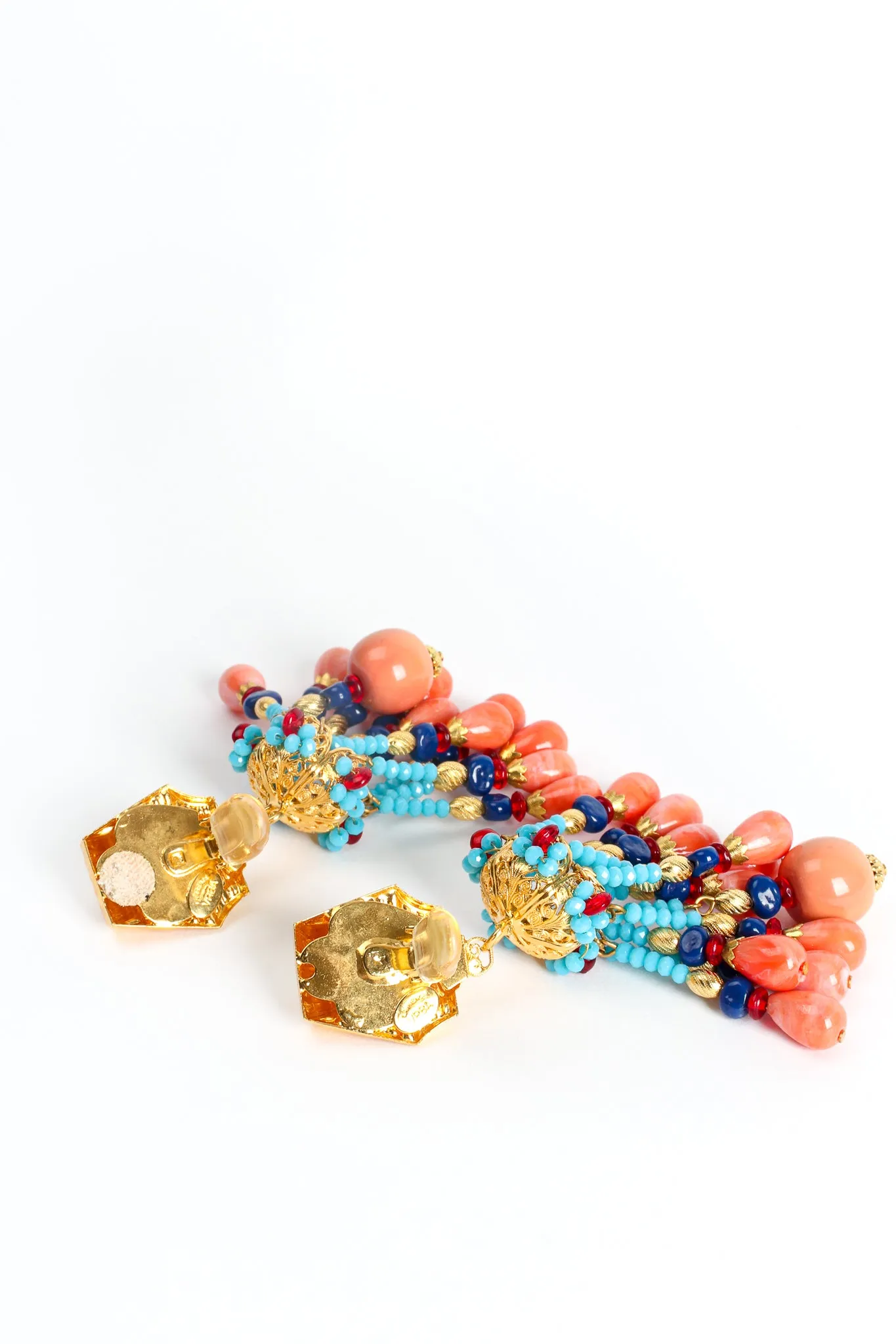 Egyptian Revival Chandelier Earrings