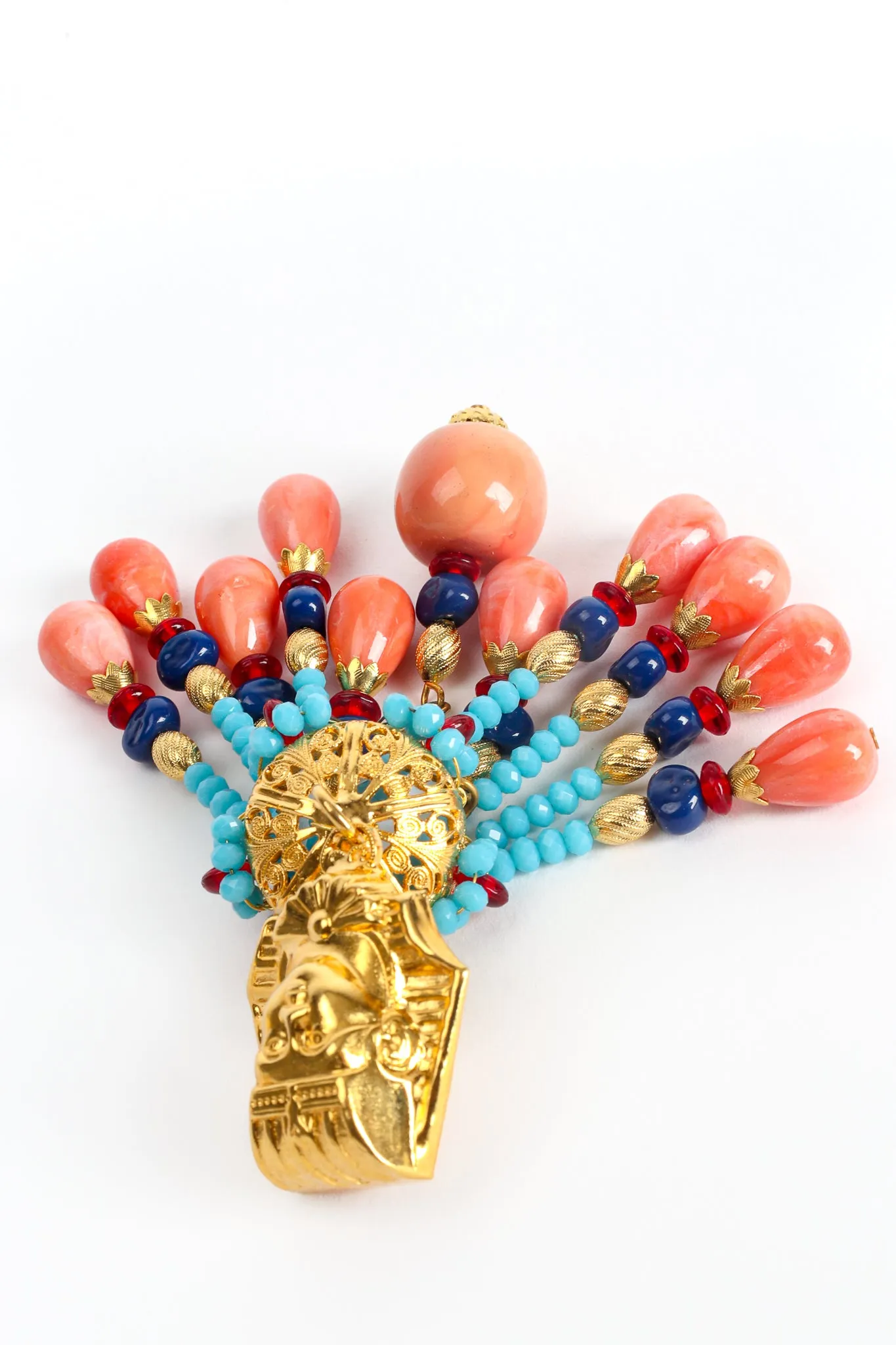Egyptian Revival Chandelier Earrings