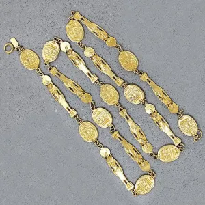 Egyptian Revival Costume Necklace by Kenneth Lane