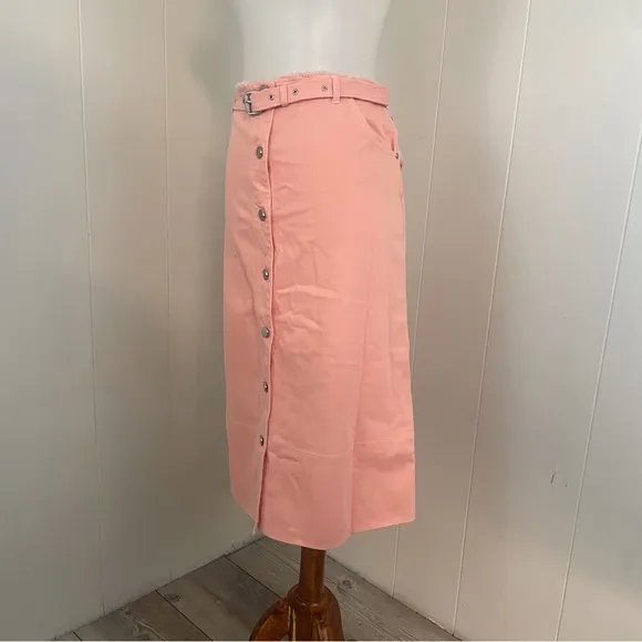 Elizabeth &amp; James Merritt Button Down Midi Skirt