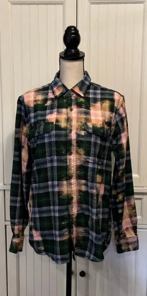 Elsie Distressed Flannel ~ Unisex Size Small