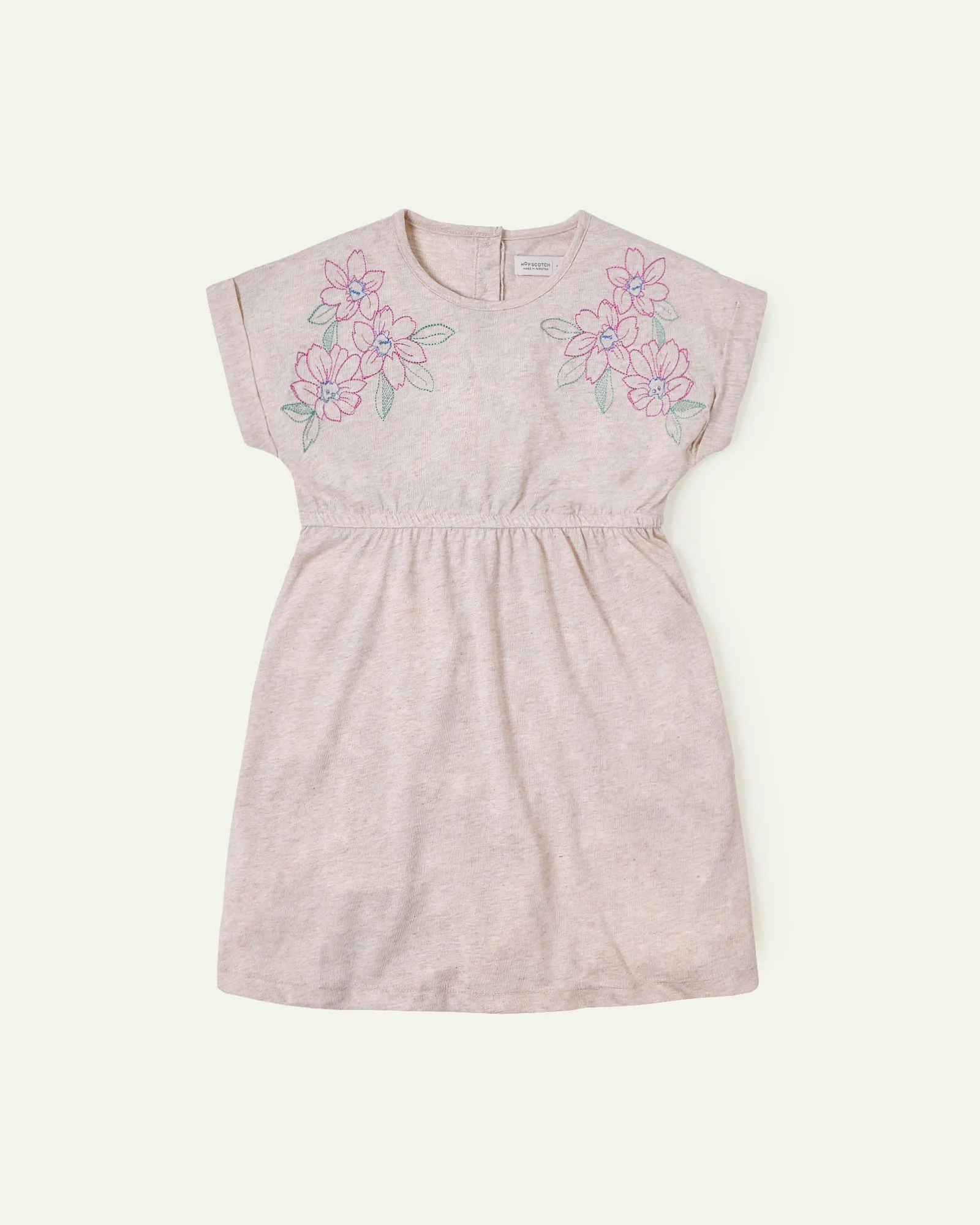 Embroidered Kimono Dress