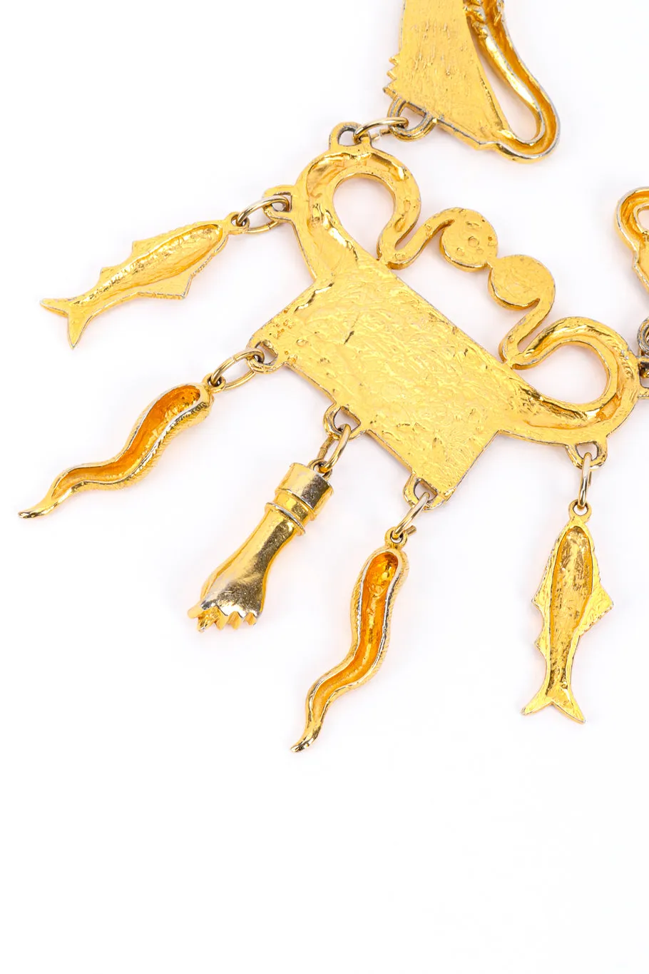 Etruscan Revival Amulet Necklace