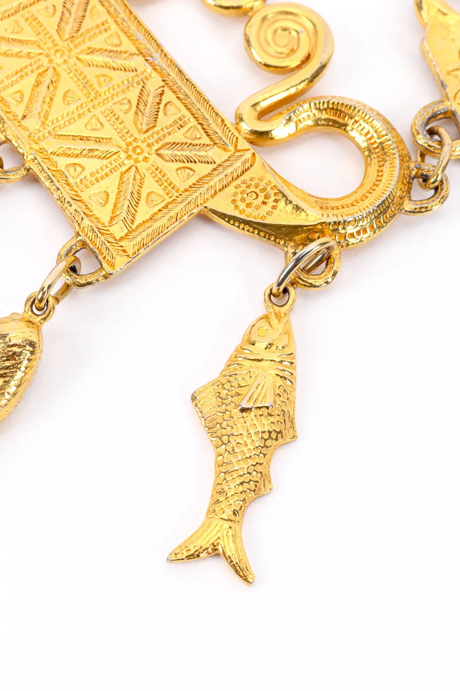 Etruscan Revival Amulet Necklace