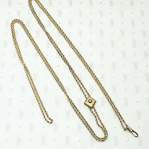 Etruscan Revival Gold Slide Chain