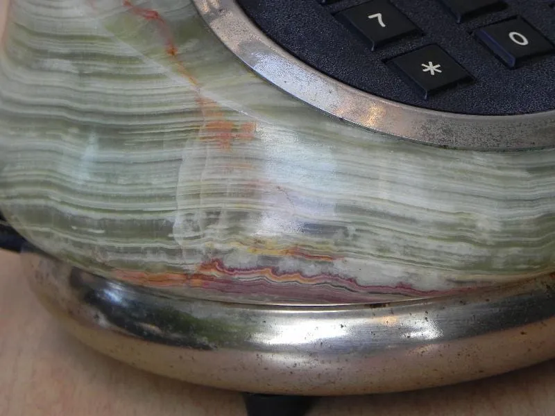 European Jade Marble Antique Style Telephone