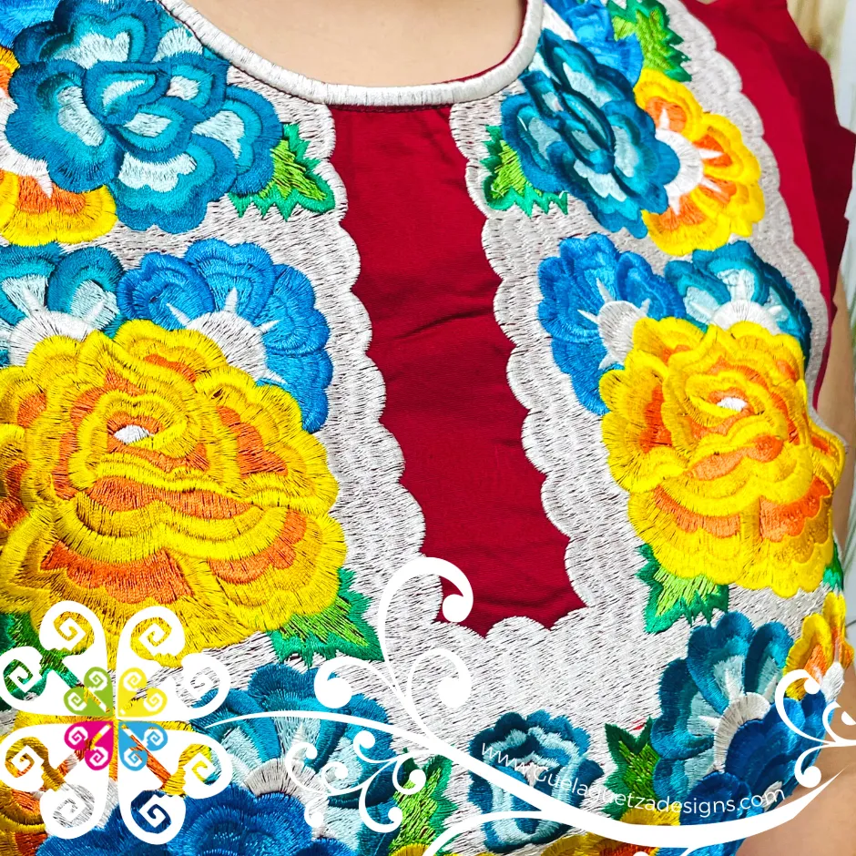 Extra Large Tehuana Linda - Women Casual Top