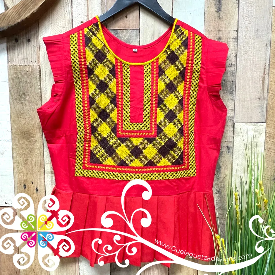Extra Large Tehuana Linda - Women Casual Top