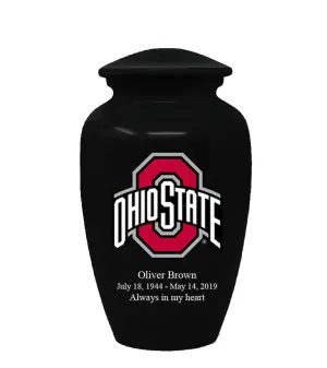 Fan Series - Ohio State University Buckeyes Black Memorial Cremation Urn - IUOHIO100