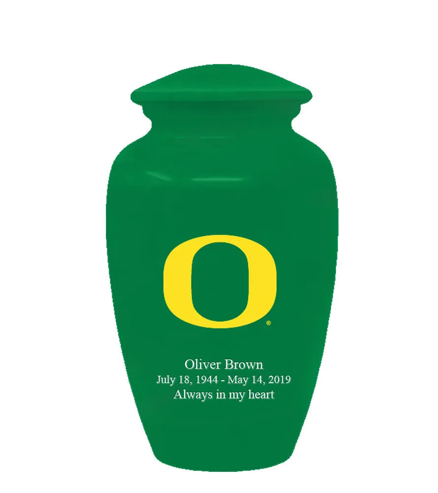 Fan Series - University of Oregon Ducks Memorial Cremation Urn - IUOREG100