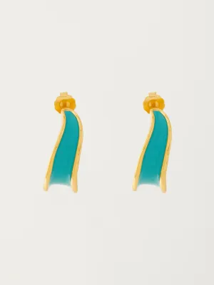Fashion Jewelry-18k Gold Plated-Earrings-Kandy-Tropical Aqua-RIVA1016_TA-Fashion Edit Voyce