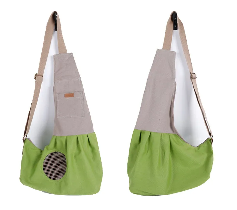 Fashion Portable Canvas Carrying Single Shoulder Bag for Small Pets Cat Dog Outdoor Use Blue_60*50*19cm