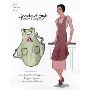 Flapper Apron Decades of Style 1928