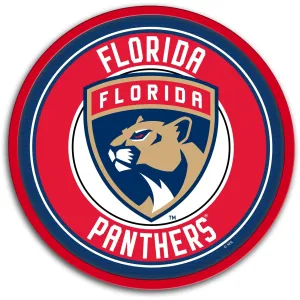 Florida Panthers: Modern Disc Wall Sign
