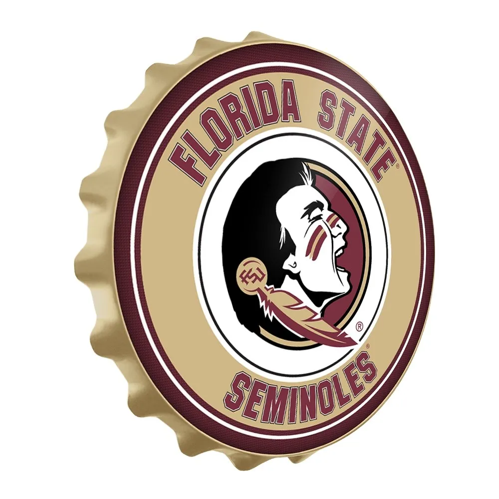Florida State Seminoles: Bottle Cap Wall Sign