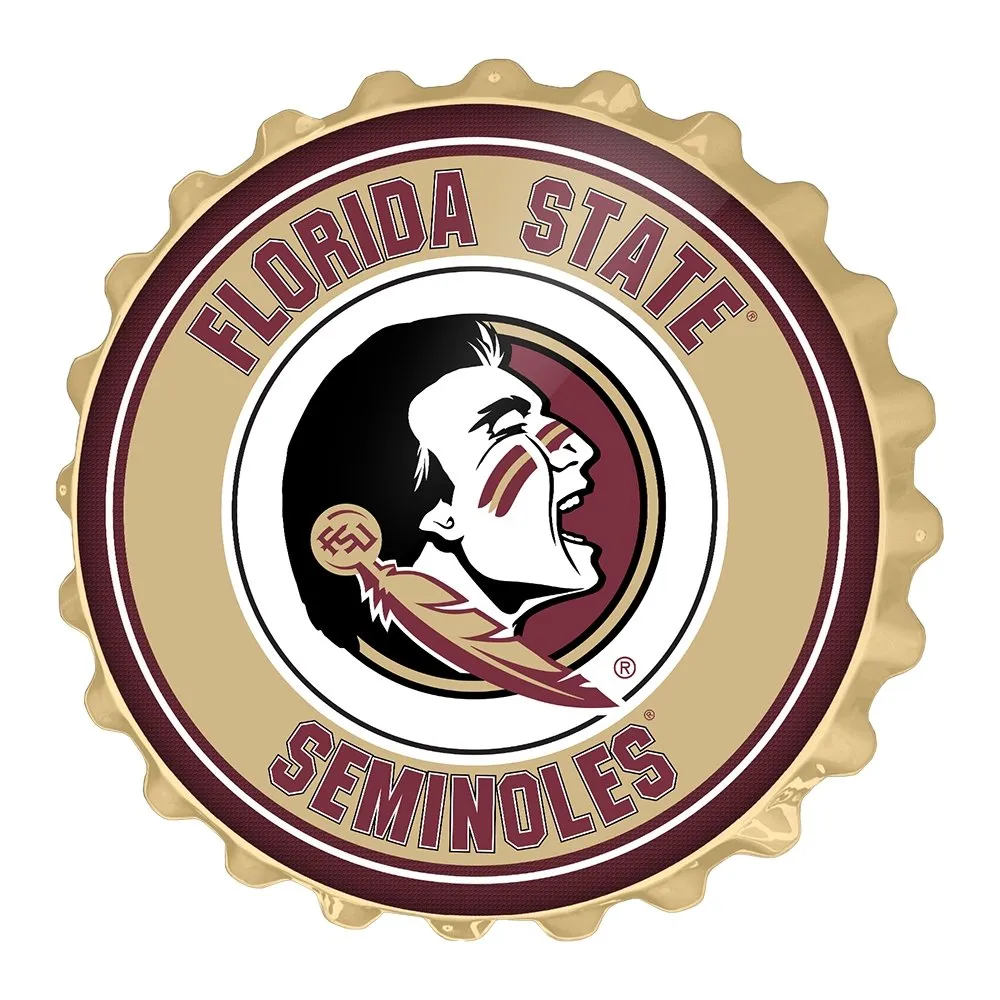 Florida State Seminoles: Bottle Cap Wall Sign