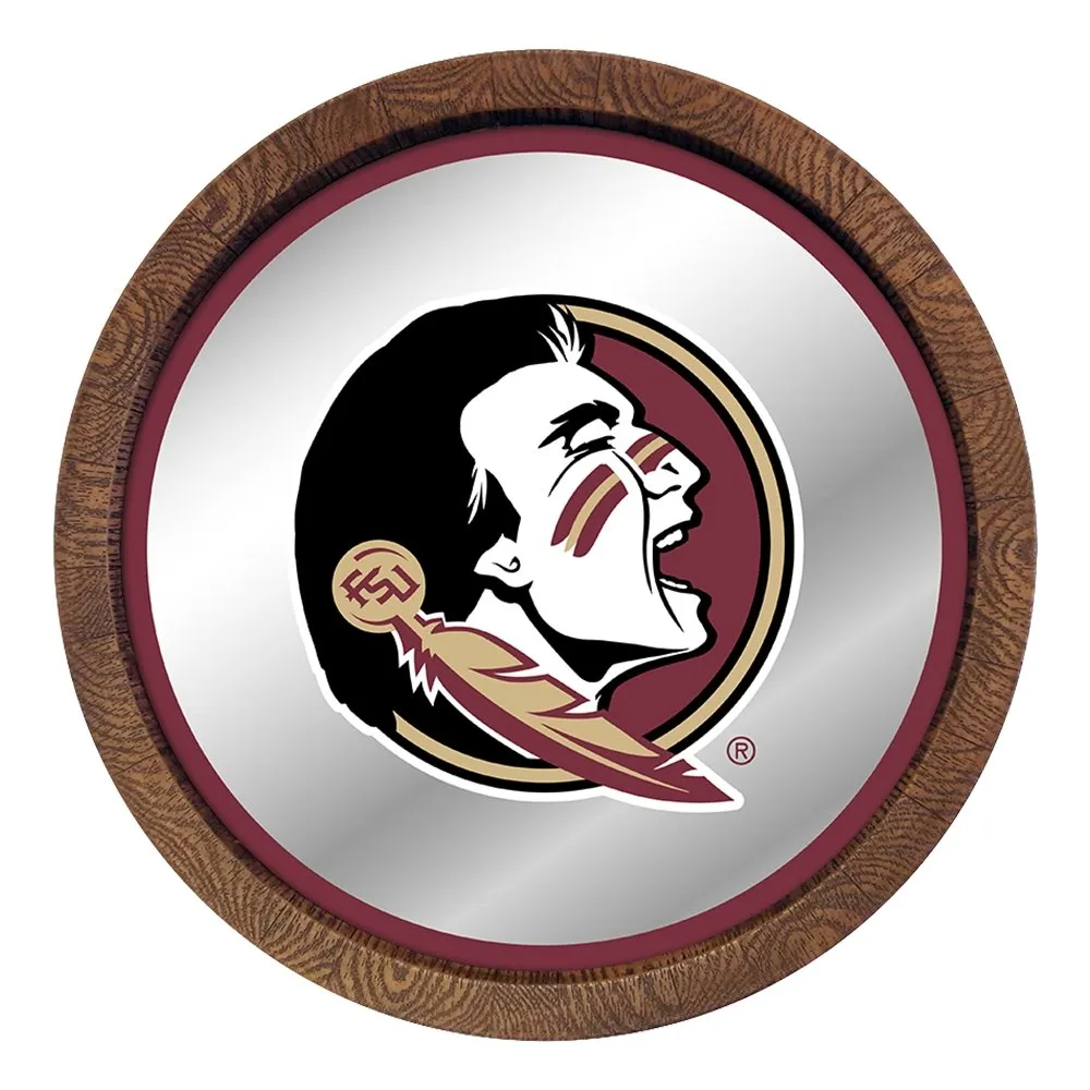 Florida State Seminoles: Mirrored Barrel Top Mirrored Wall Sign