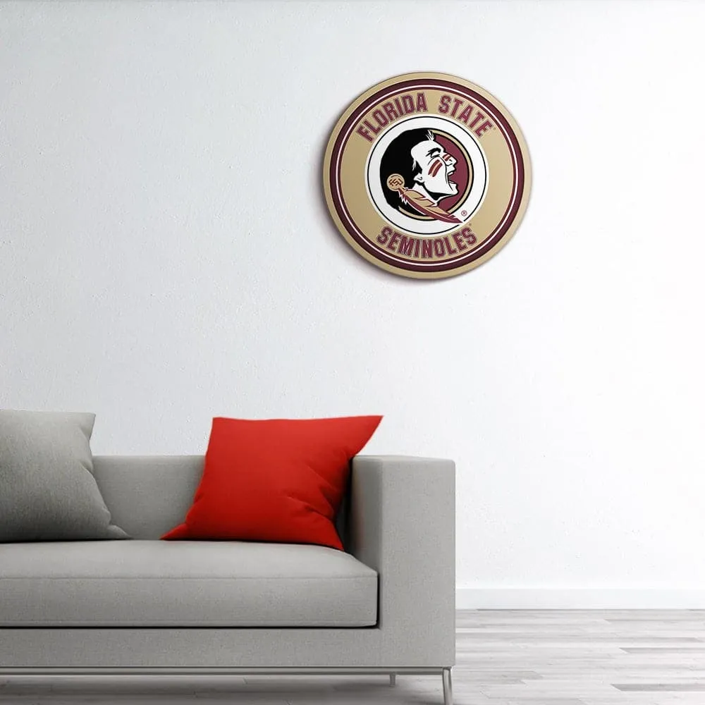 Florida State Seminoles: Modern Disc Wall Sign