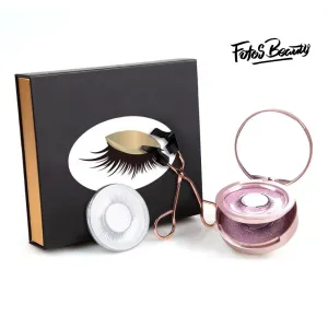 Fofosbeauty 3D Natural Looking Magnetic eyelashes without Eyeliner (3 pairs)