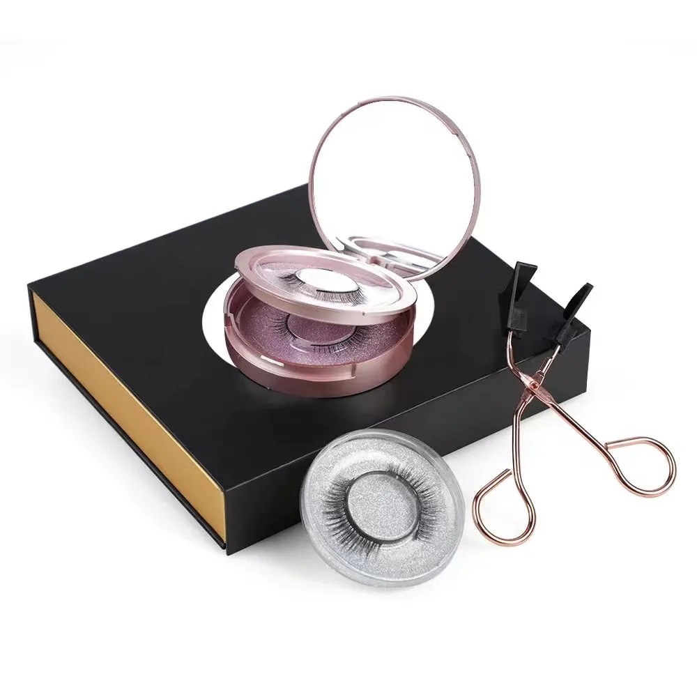 Fofosbeauty 3D Natural Looking Magnetic eyelashes without Eyeliner (3 pairs)