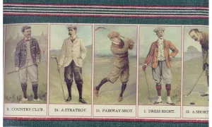 Folf Players on Paper Cutting 586011 Wallpaper Border