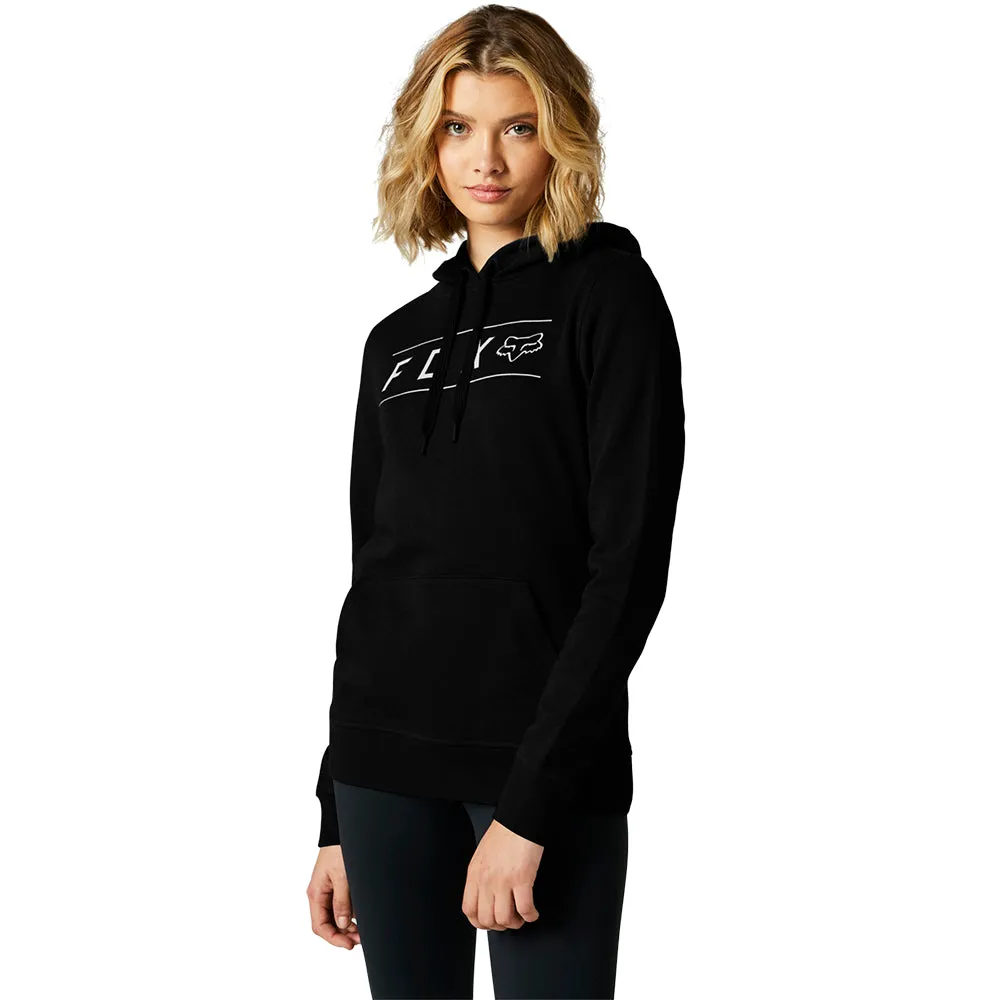 FOX WOMENS PINNACLE PULLOVER FLEECE HOODY [BLACK]
