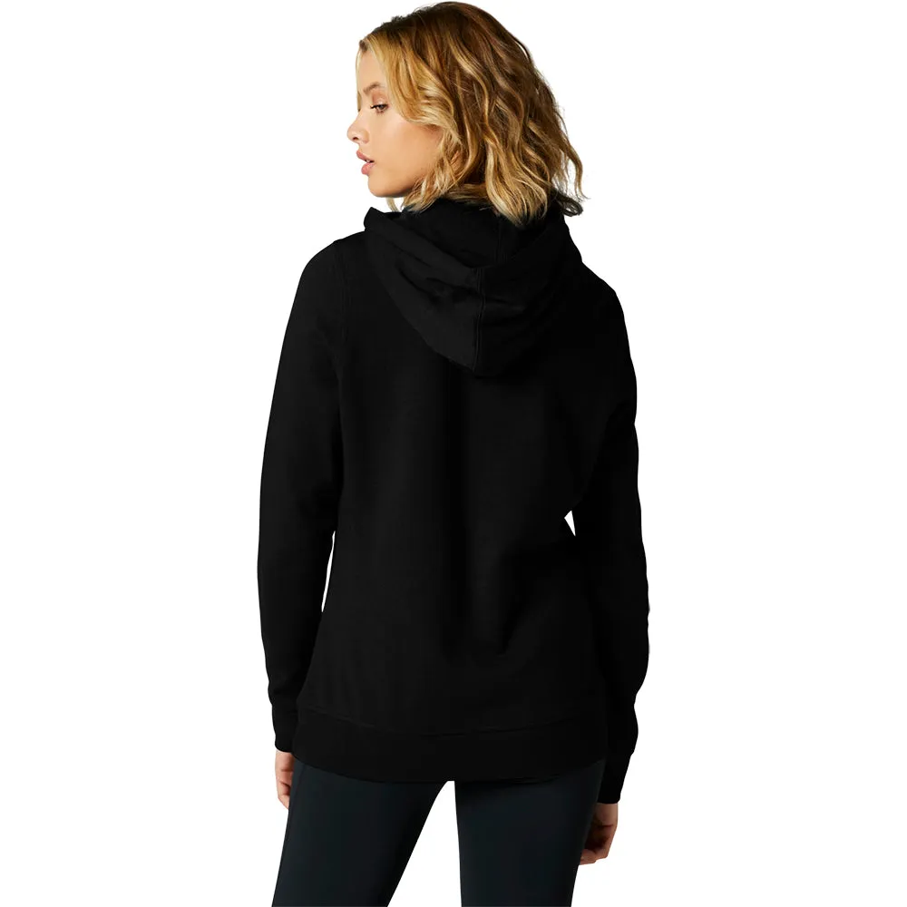 FOX WOMENS PINNACLE PULLOVER FLEECE HOODY [BLACK]