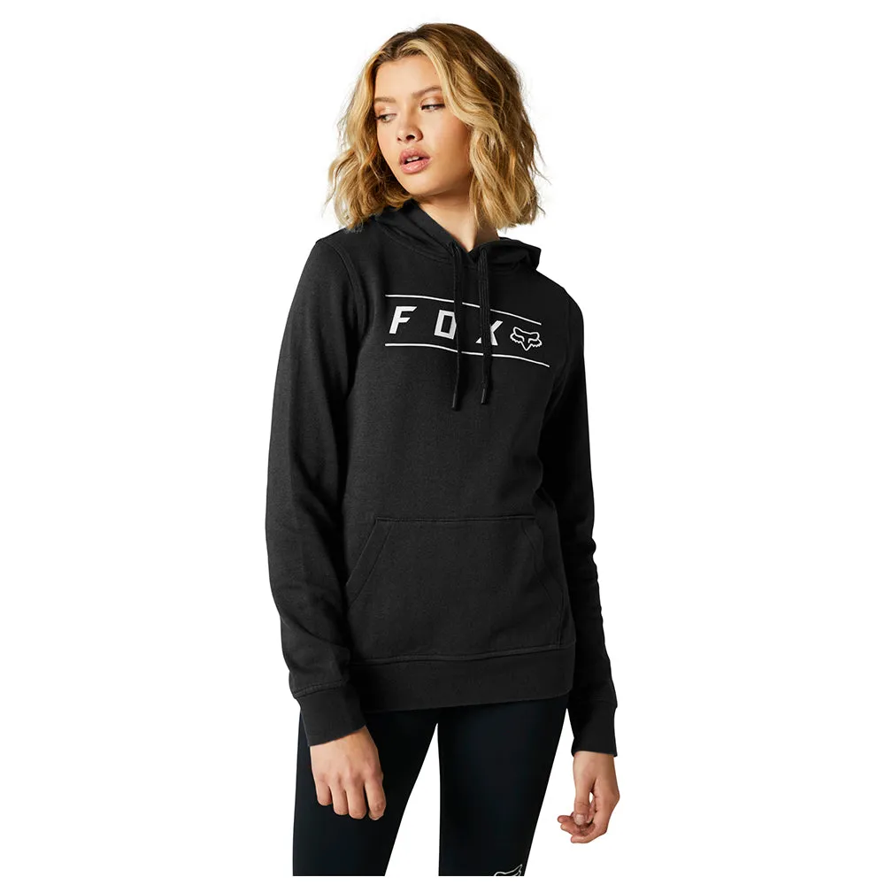 FOX WOMENS PINNACLE PULLOVER FLEECE HOODY [BLACK]