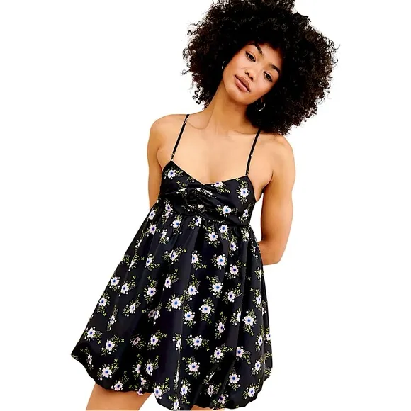Free People In A Bubble Mini Dress