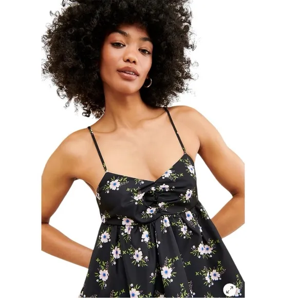 Free People In A Bubble Mini Dress