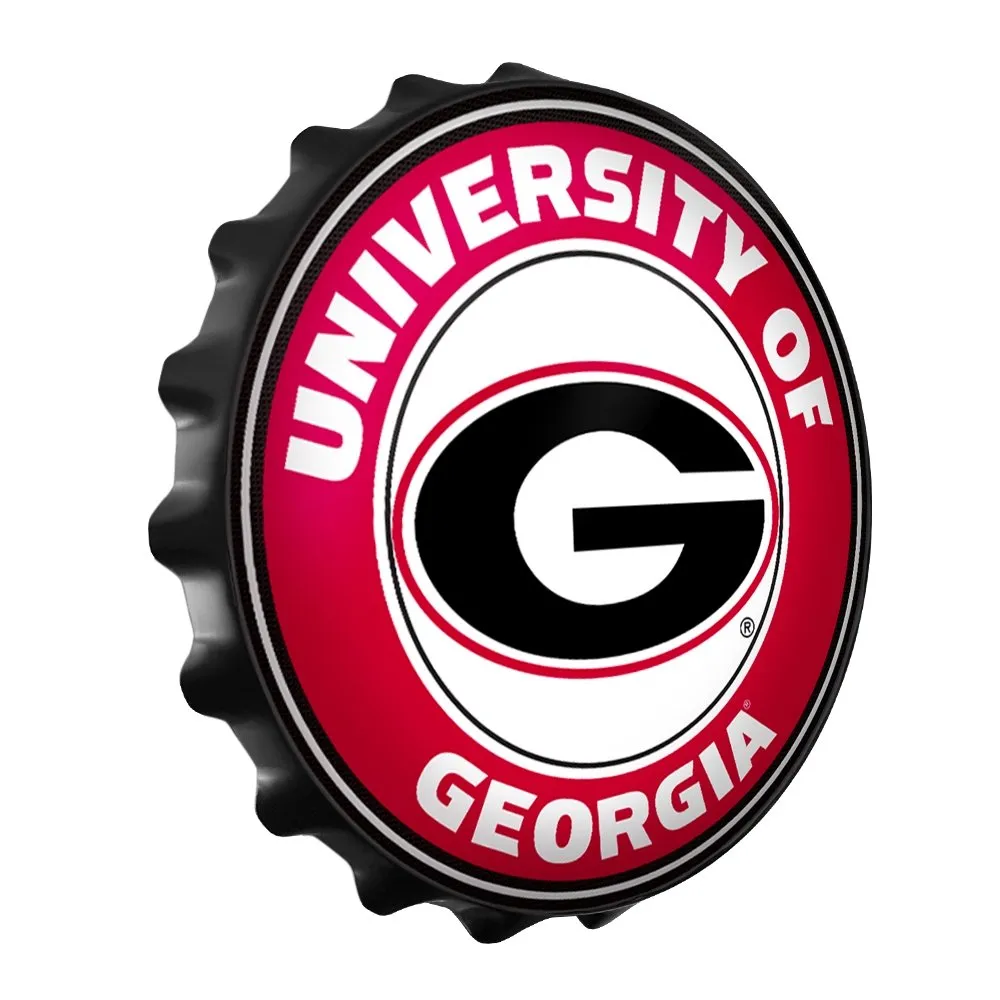 Georgia Bulldogs: Bottle Cap Wall Sign