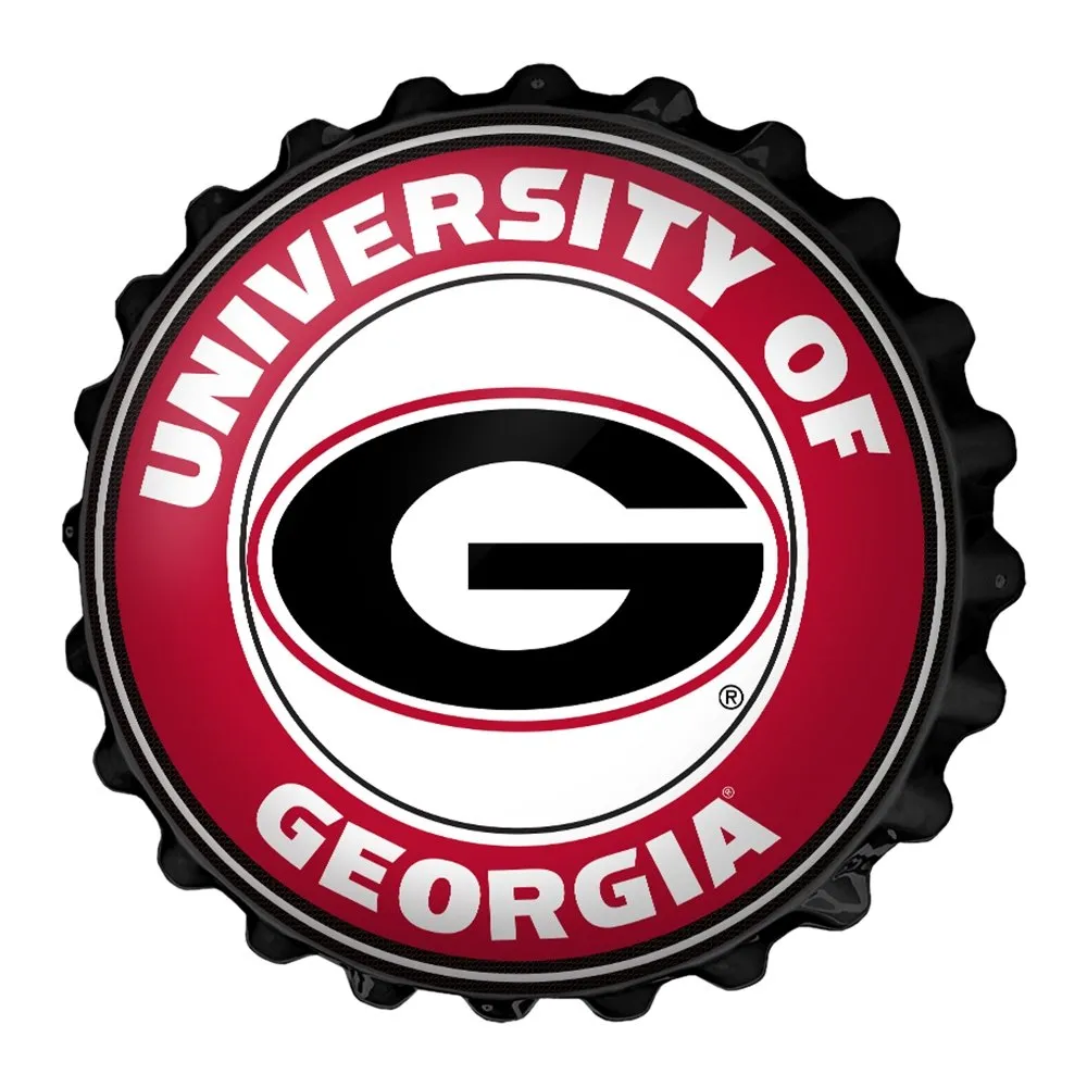 Georgia Bulldogs: Bottle Cap Wall Sign
