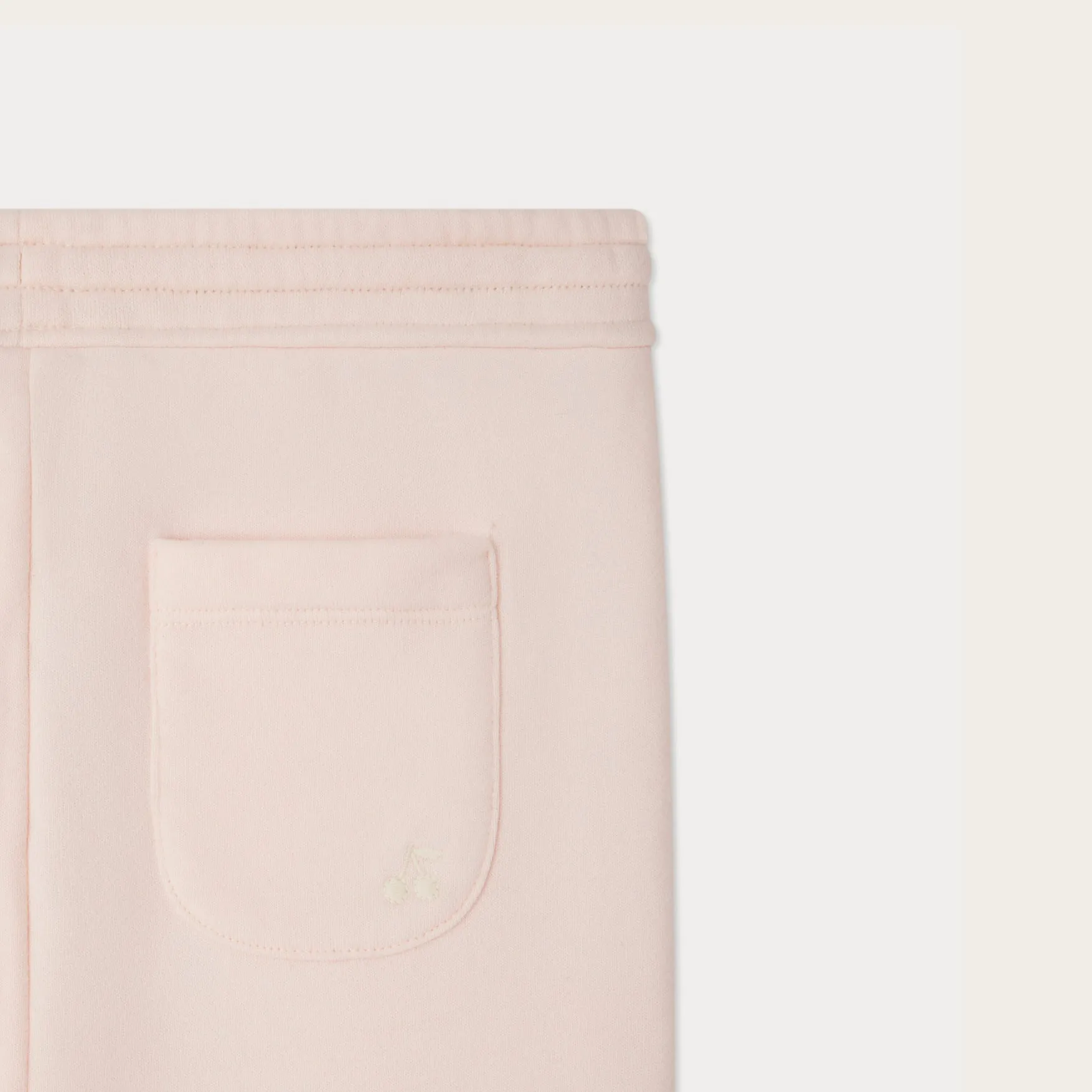 Girls Light Pink Casual Cotton Pants